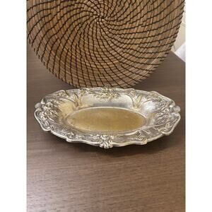 Antique Victorian Silverplate Bread Tray | c. 1890–1915 I 11.75" Oval